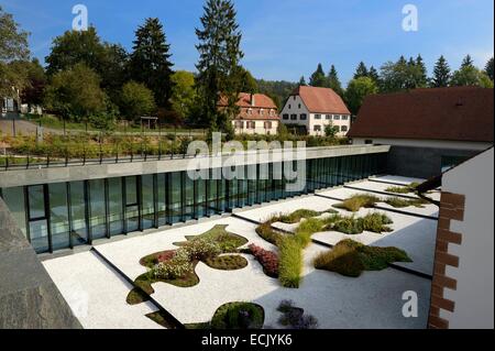 Frankreich, Bas-Rhin, Wingen Sur Moder, Lalique-Museum, Garten Stockfoto