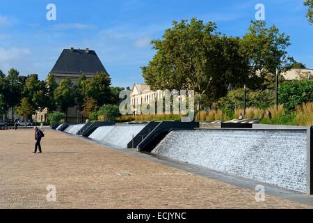 Moselle, Metz, Frankreich, Platz der Republik ist der größte Platz im Zentrum Stadt Stockfoto