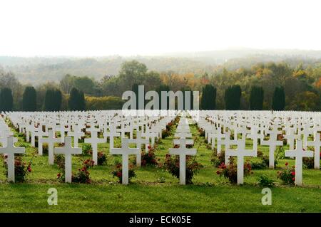 Frankreich, Maas, Douaumont, Schlacht von Verdun, Beinhaus von Douaumont, nationalen Nekropole Stockfoto