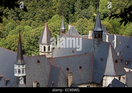 Frankreich, Isere, St-Pierre de Chartreuse, Grande Chartreuse Kloster des Kartäuser-Ordens Stockfoto