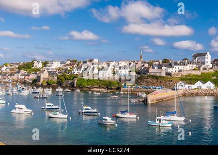 Frankreich, Finistere, Iroise Sea, Parc Naturel Regional d'Armorique (Armoric regionaler Naturpark), Le Conquet Stockfoto