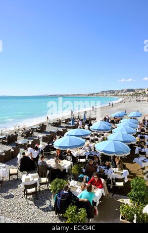 Alpes-Maritimes, Frankreich, Nizza, Promenade des Anglais Stockfoto