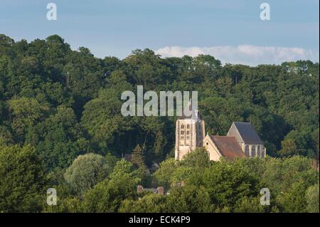 Frankreich, Eure, Beaumont le Roger, Sankt-Nikolaus-Kirche Stockfoto