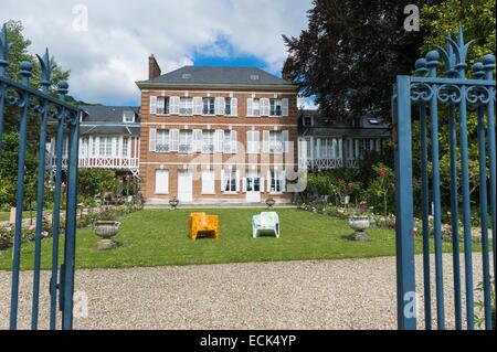 Frankreich, Seine Maritime, Villequier, Dorf an den Ufern der Seine, Victor Hugo-museum Stockfoto