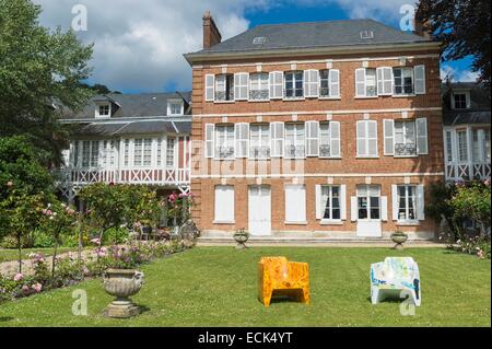 Frankreich, Seine Maritime, Villequier, Dorf an den Ufern der Seine, Victor Hugo-museum Stockfoto