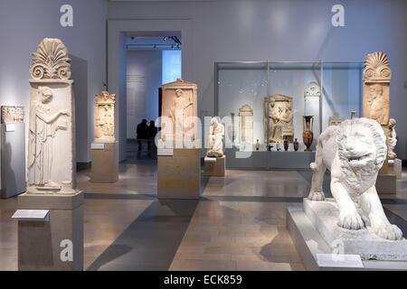 Deutschland, Berlin, Museumsinsel, aufgeführt als Weltkulturerbe der UNESCO, Altes Museum beherbergt eine Sammlung von antiken Werken Stockfoto