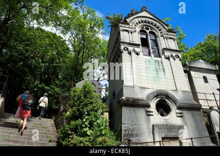 Frankreich, Paris, der Friedhof Père-Lachaise Stockfoto