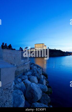 Frankreich, das Palais du Pharo Zone von Louis Braquier Bouches du Rhone, Marseille, Euromediterranee Fuß Stockfoto