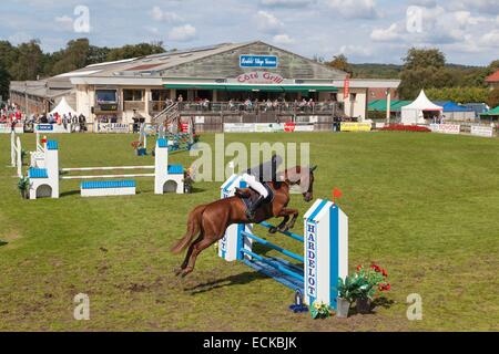 Frankreich, Pas-De-Calais, Hardelot, Reitturnier auf der Reitanlage Stockfoto