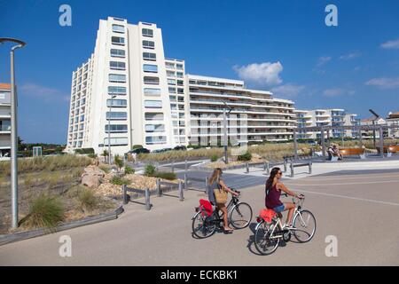 Frankreich, Vendee, Saint Jean de Monts, waterfront Stockfoto