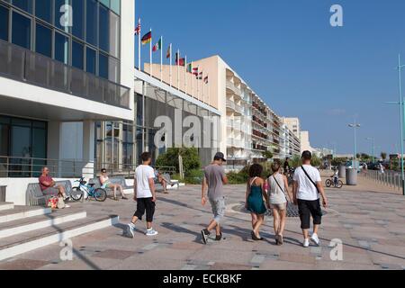 Frankreich, Vendee, Saint Jean de Monts, waterfront Stockfoto