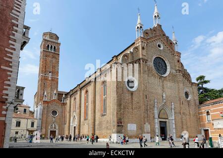 Italien, Venetien, Venedig, Weltkulturerbe der UNESCO, Santa Maria Gloriosa dei Frari-Kirche, San Polo district Stockfoto