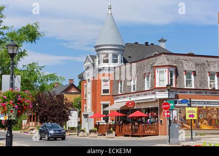 Kanada, Quebec, der Region Laurentides, der touristischen Straße Chemin du Terroir, St. Eustache, alte St. Eustache und seine historischen Wandmalereien Stockfoto