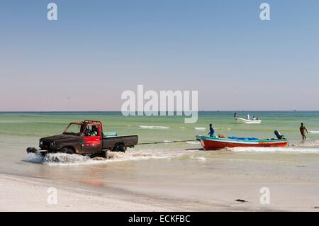 Oman, Khaluf, Fischer Stockfoto