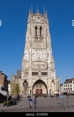 Belgien, Flandern, Provinz Limburg, historische Stadt Tongeren (Tongres), Basilika Notre Dame Stockfoto