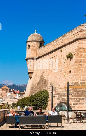 Spanien, Balearen, Mallorca, Palma De Mallorca, Museu d ' Art moderne ich Contemporani de Palma, Museum für moderne und zeitgenössische Kunst im Jahr 2004 in den Mauern des sechzehnten Jahrhunderts gegründet Stockfoto