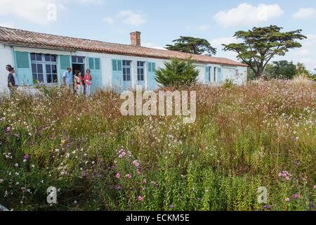 Frankreich, Vendee, Saint Vincent Sur Jard, Clemenceau Haus und Garten Stockfoto