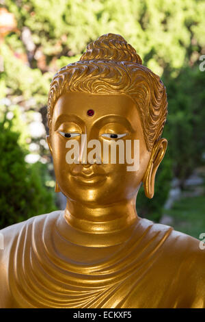 Die Buddhas Lehre des Dharma, Hsi Lai Tempel, Stadt Hacienda Heights, Los Angeles County, California, Vereinigte Staaten von Amerika, noch Stockfoto