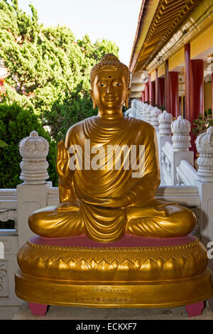 Die Lehre Buddhas Dharma, Hsi Lai Tempel, Stadt der Hacienda Heights, Los Angeles County, Kalifornien Stockfoto