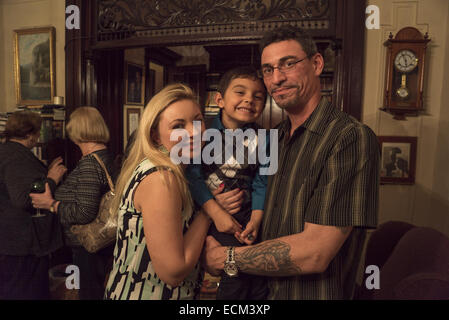 Glückliche Familienbild. Brooklyn, NY. Stockfoto