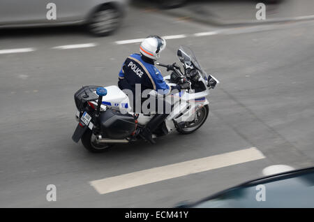 Französische Polizei, Lille Rijssel Frankreich. Stockfoto