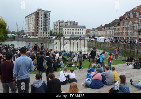 Lille Braderie, Rijssel Frankreich. Stockfoto