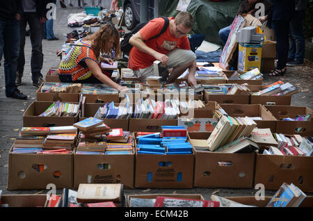 Lille Braderie, Rijssel Frankreich. Stockfoto