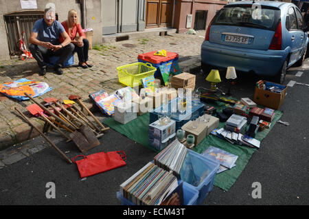 Lille Braderie, Rijssel Frankreich. Stockfoto