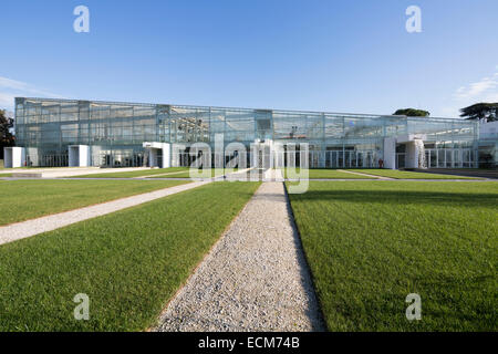 Gewächshaus der Orto Botanico di Padova, der Botanische Garten in Padua, Italien Stockfoto