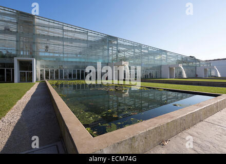 Gewächshaus der Orto Botanico di Padova, der Botanische Garten in Padua, Italien Stockfoto