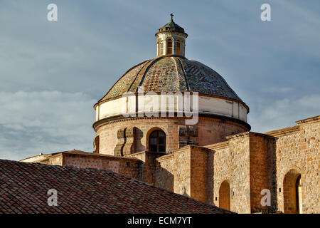 Dome, La Compania de Jesus (die Gesellschaft Jesu) Kirche, Cusco, Peru Stockfoto