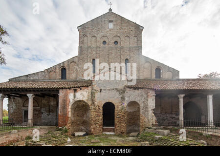 die Kathedrale Santa Maria Assunta, Torcello, Venedig Stockfoto