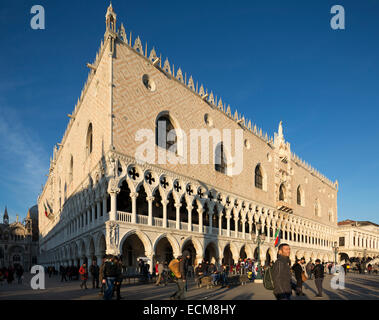 Der Doge Palast oder Palazzo Ducale, Venedig, Italien Stockfoto