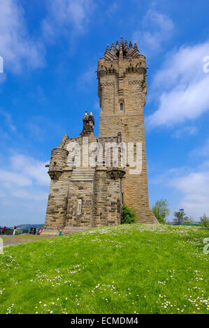 Wallace Monument, Stirling, Zentralregion, Schottland, Vereinigtes Königreich, Europa Stockfoto