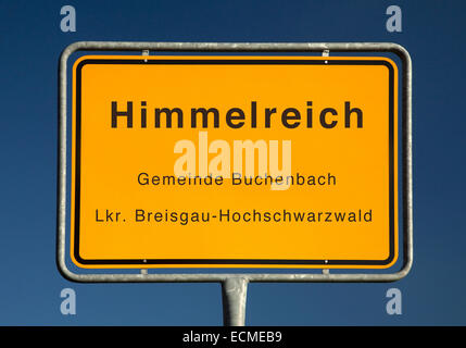 Himmelreich Ort Namensschild, Himmelreich, BreisgauHochschwarzwald