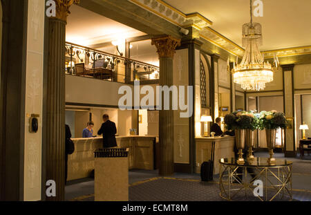 Stockholm Schweden exklusives Grand Hotel Lobby teurer Luxushotel Stockfoto