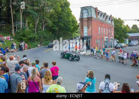 Grand Prix-Festival von Watkins Glen statt 05.09.2014 auf den Straßen in der Innenstadt von Watkins Glen in der Finger Lakes Region von New York Stockfoto