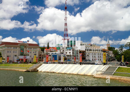 Stadt landschaftlich von Da Lat, Vietnam. Stockfoto