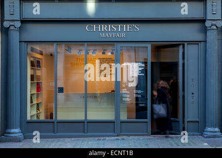 Christies Auktionshaus In New Bond Street, London, England Stockfoto