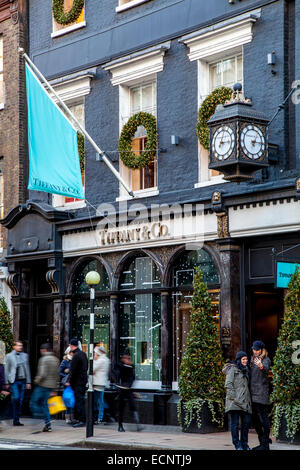 Die Tiffany & Co. Store In Old Bond Street, London, England Stockfoto