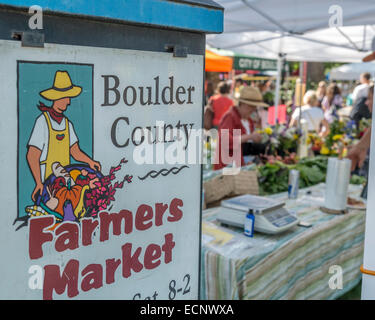 Boulder County Farmers Market. Colorado. USA Stockfoto