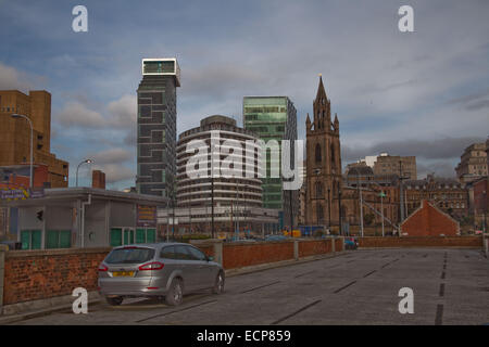 Pfarrkirche St. Nikolaus, dies ist die ursprüngliche Pfarrkirche der Stadt Liverpool Liverpool, obwohl offensichtlich nicht Sam Stockfoto