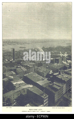 (King1893NYC) pg070 (S-Blick) NEW-YORK-CITY-PANORAMA von der Kuppel der Welt Stockfoto