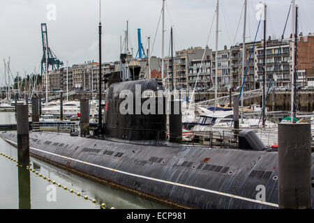 Belgische Nordseeküste, Russische u-Boot Museum, Zeebrugge, Stockfoto