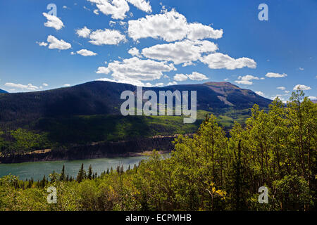 RIO GRANDE Reservoir in den ROCK MOUNTAINS - südlichen COLORADO Stockfoto