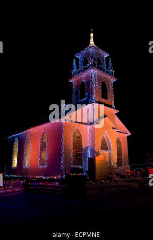 Christuskirche am Upper Canada Village. Stockfoto