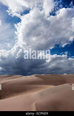 GREAT SAND DUNES NATIONAL PARK enthält die größten Sanddünen in Nord-Amerika - COLORADO Stockfoto