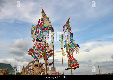 Apsara Marionetten an den Weltfestspielen Marionette, Bangkok, Thailand Stockfoto