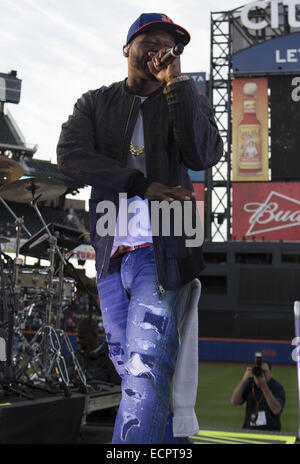 50 Cent tritt bei Citi Field zum Auftakt der New York Mets 2014 Pfostenspiel Konzertreihe Featuring: 50 Cent wo: Queens, New York, USA bei: 14. Juni 2014 Stockfoto