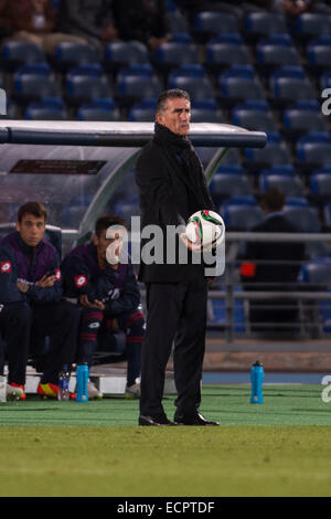 Edgardo Bauza (San Lorenzo), 17. Dezember 2014 - Fußball / Fußball: FIFA Club World Cup Marokko 2014-Halbfinale Spiel zwischen San Lorenzo 2-1 Auckland City im Stade de Marrakech in Marrakesch, Marokko. (Foto von Maurizio Borsari/AFLO) Stockfoto